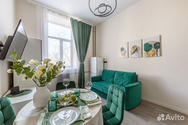 

Квартира-студия, 20 м², 2 кровати