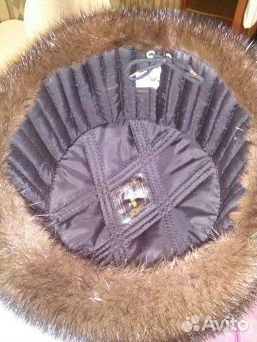 Норковая шапка- ушанка в очень хорошем состоянии Норковая шапка- ушанка в очень хорошем состоянии