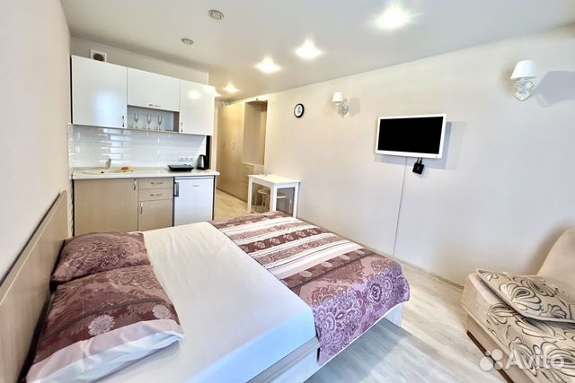 

Квартира-студия, 27 м², 2 кровати