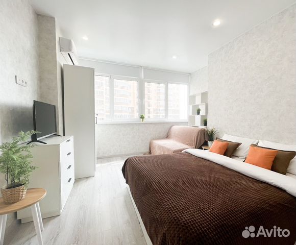 

Квартира-студия, 35 м², 2 кровати