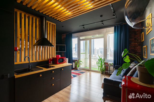 

Квартира-студия, 35 м², 2 кровати