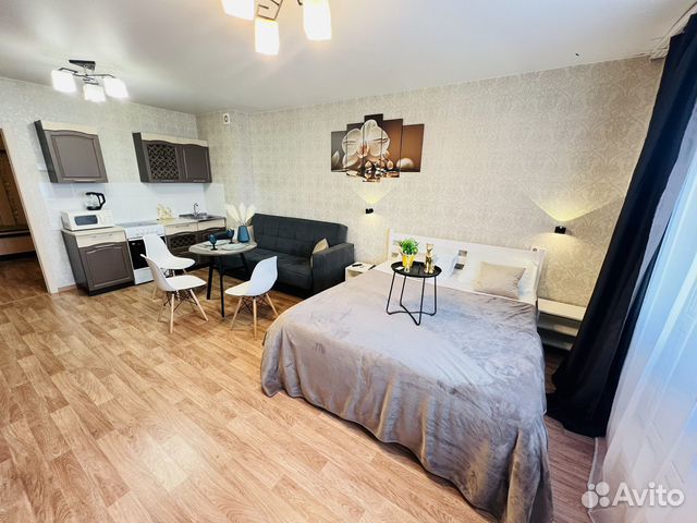 

Квартира-студия, 40 м², 2 кровати