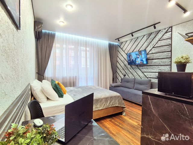 

Квартира-студия, 28 м², 2 кровати