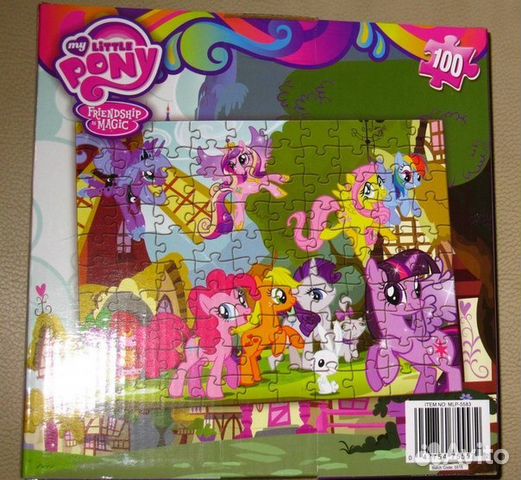 Пазлы My Little Pony, с игрушкой