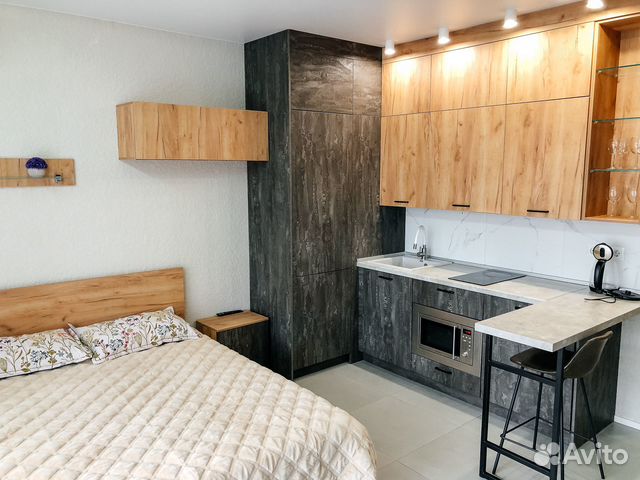

Квартира-студия, 28 м², 2 кровати
