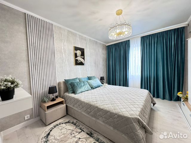 

1-к. квартира, 45 м², 2 кровати