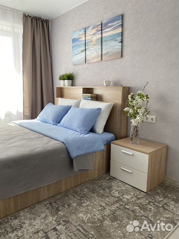 

1-к. квартира, 39 м², 2 кровати
