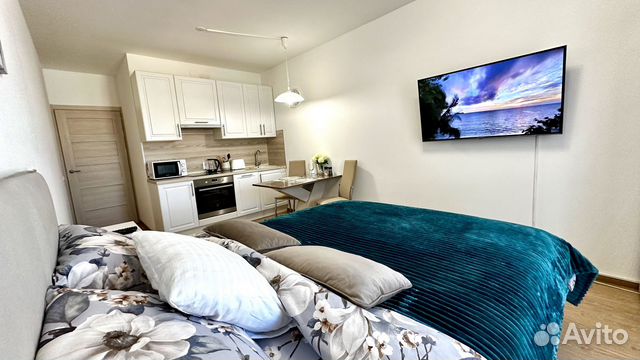 

Квартира-студия, 27,4 м², 2 кровати
