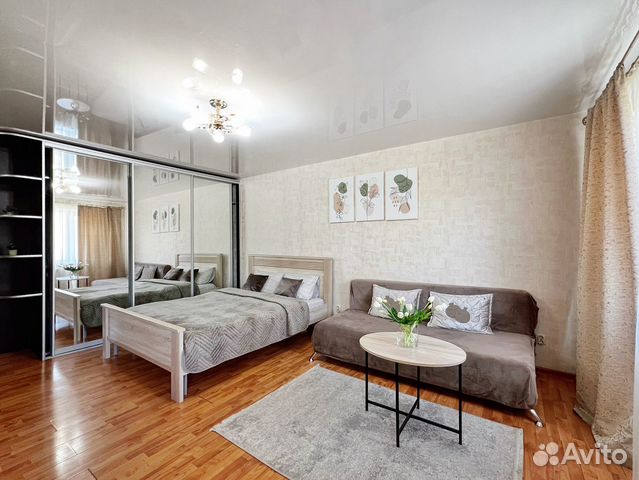 

Квартира-студия, 35 м², 2 кровати