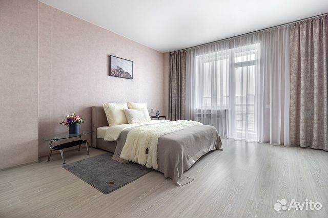 

1-к. квартира, 52,5 м², 2 кровати