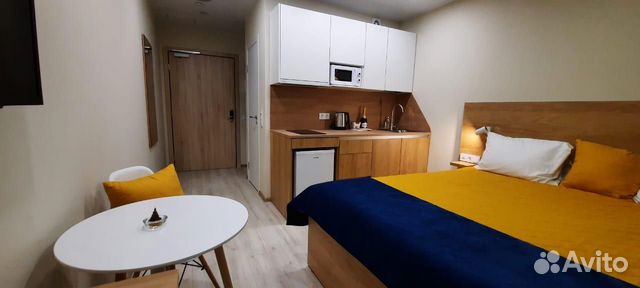 

Квартира-студия, 18 м², 1 кровать