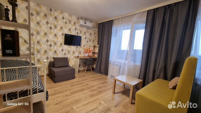 

Квартира-студия, 38 м², 22/25 эт.