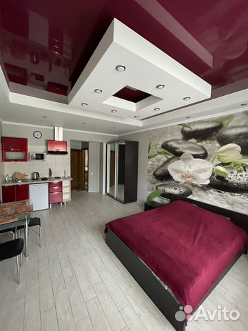 

Квартира-студия, 32 м², 2 кровати