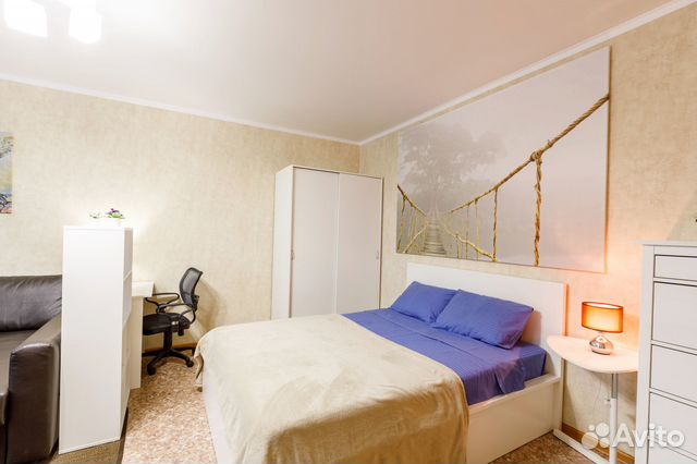 

1-к. квартира, 42 м², 2 кровати
