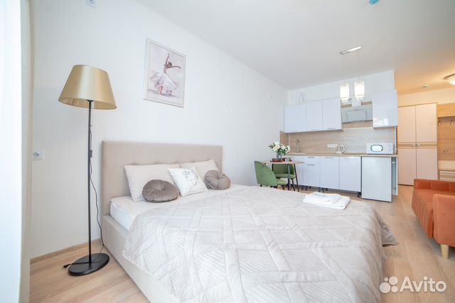 

Квартира-студия, 30 м², 2 кровати