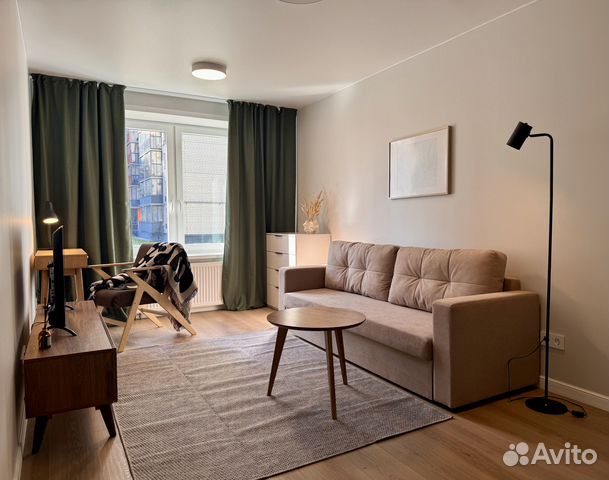 

1-к. квартира, 37 м², 2 кровати