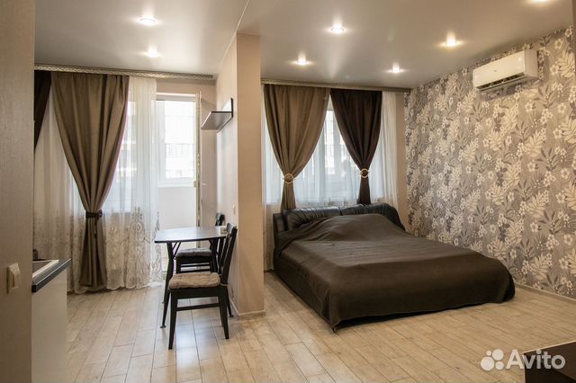 

Квартира-студия, 42 м², 2 кровати