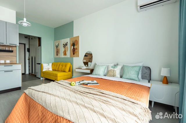

Квартира-студия, 26 м², 2 кровати