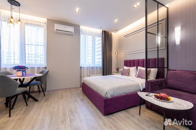 

Квартира-студия, 33 м², 2 кровати