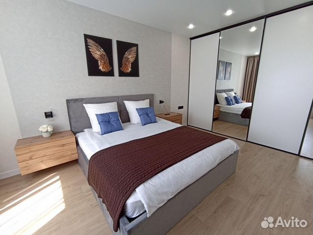 

1-к. квартира, 52 м², 2 кровати