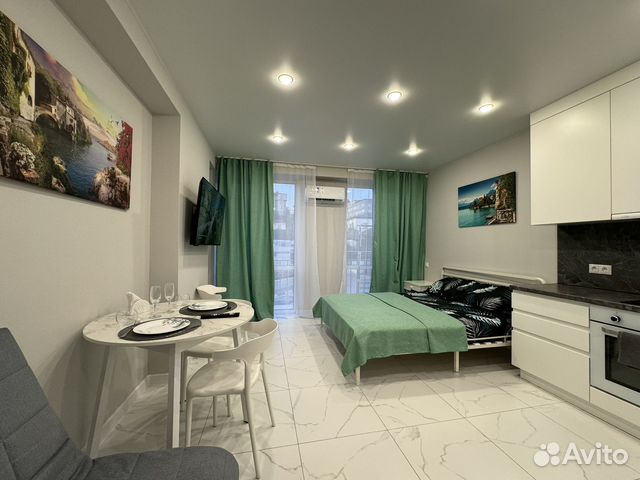 

Квартира-студия, 28 м², 1 кровать