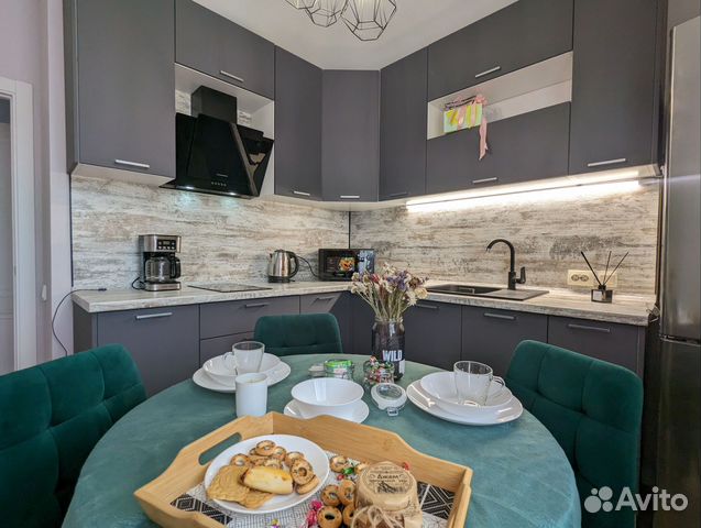 

1-к. квартира, 34 м², 2 кровати