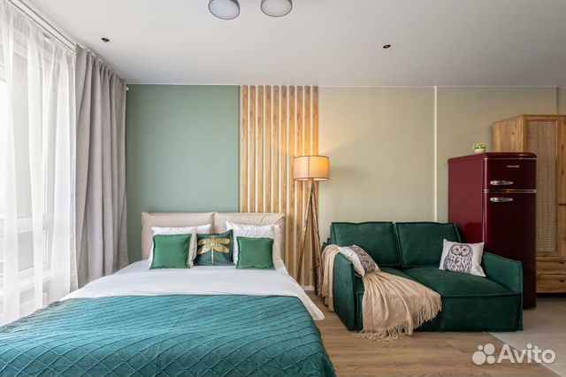 

Квартира-студия, 36 м², 2 кровати