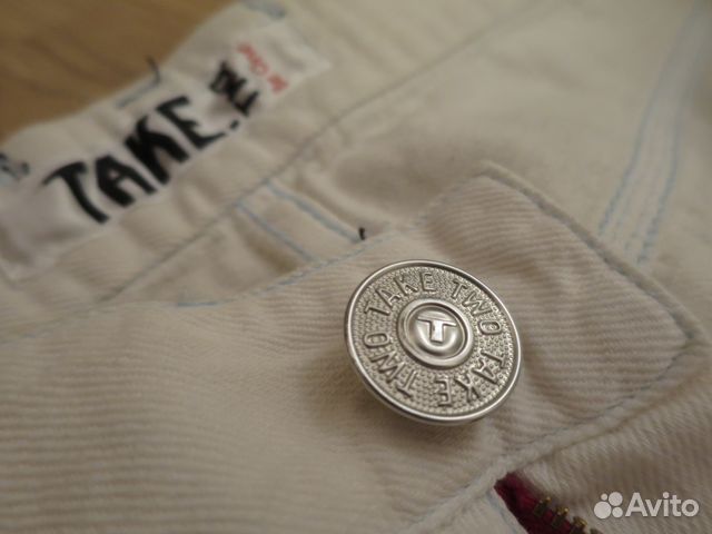 Джинсы Take Two mod. New Duke PW белые размер 34 Джинсы Take Two mod. New Duke PW белые размер 34
