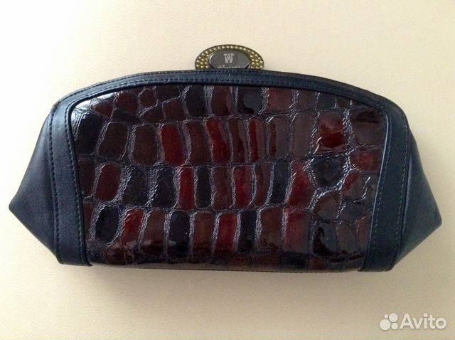 Сумка клатч Wanlima натуральная кожа