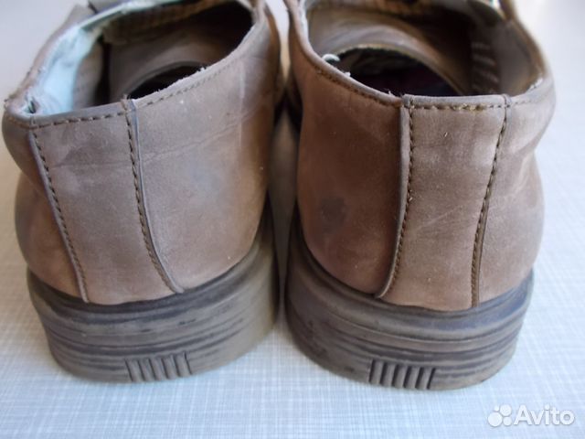 Туфли мужские замшевые серые р.42-43. Винтаж