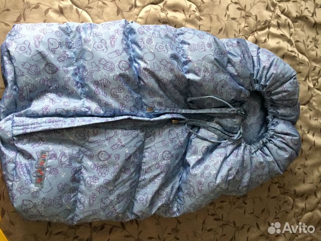 Конверт в коляску пуховый / мешок меховой Конверт в коляску пуховый / мешок меховой