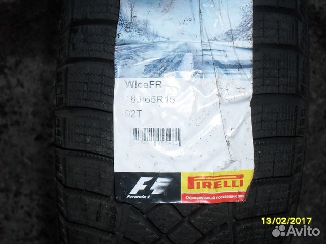 Новая шина Pirelli Winter Ice Zero XL 185/65R15 Новая шина Pirelli Winter Ice Zero XL 185/65R15