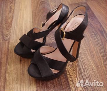 RED valentino кожаные босоножки удобные