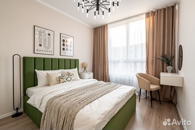 

1-к. квартира, 36,5 м², 2 кровати