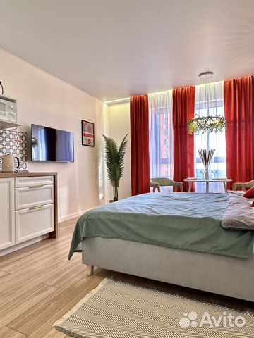 

Квартира-студия, 25 м², 1 кровать
