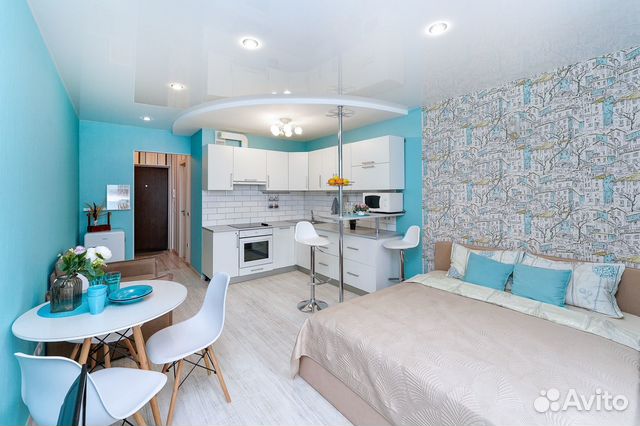 

Квартира-студия, 29 м², 2 кровати