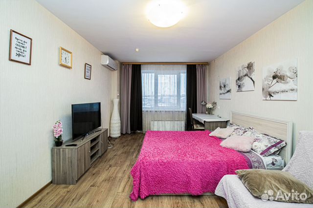 

1-к. квартира, 43 м², 2 кровати