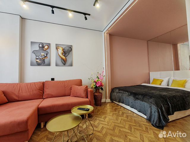 

1-к. квартира, 38 м², 2 кровати