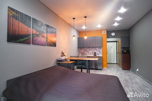 

Квартира-студия, 28,4 м², 2 кровати