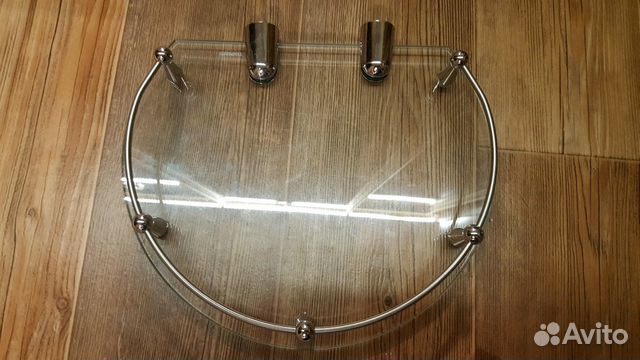 Полка стеклянная WasserKraft K566 в ванную комнату
