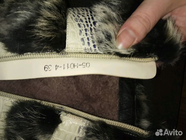 Сапоги женские зимние, размер 39