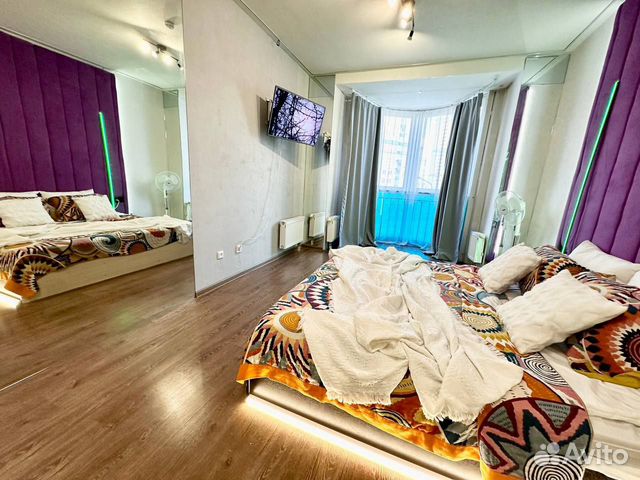 

Квартира-студия, 44,3 м², 2 кровати