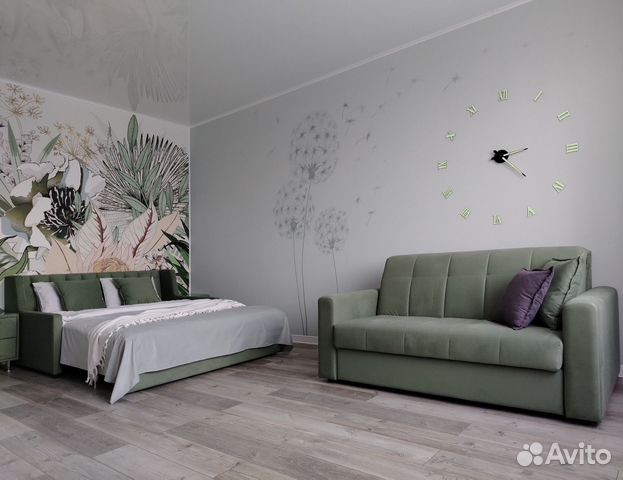 

1-к. квартира, 44 м², 2 кровати