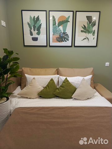

Квартира-студия, 28 м², 1 кровать