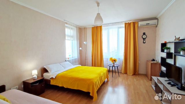 

1-к. квартира, 40 м², 2 кровати