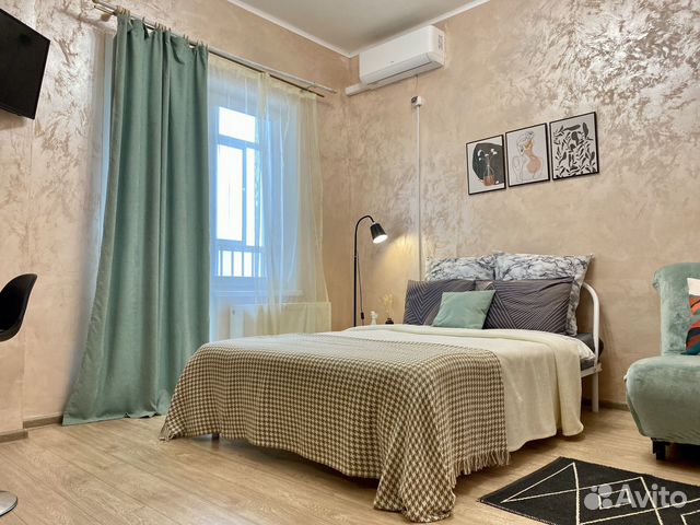 

Квартира-студия, 30 м², 2 кровати