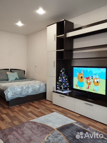 

1-к. квартира, 34 м², 2 кровати