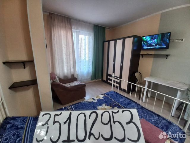 

Квартира-студия, 32 м², 2 кровати