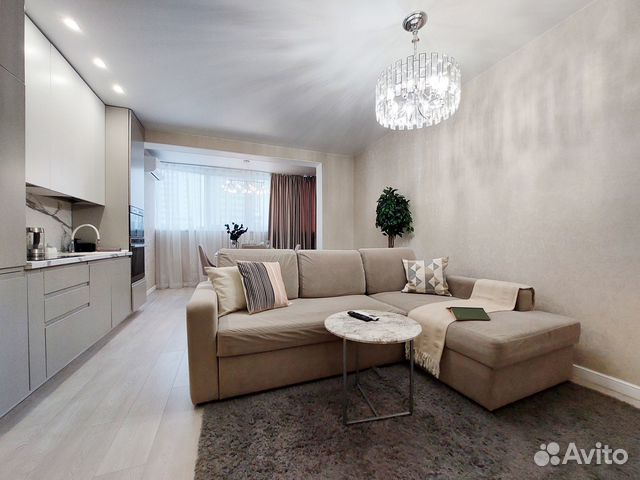 

1-к. квартира, 44 м², 2 кровати