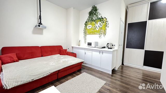 

Квартира-студия, 27 м², 2 кровати